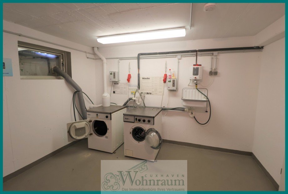 Waschraum mit M�nzeinwurf Etagenwohnung Cuxhaven / D�se