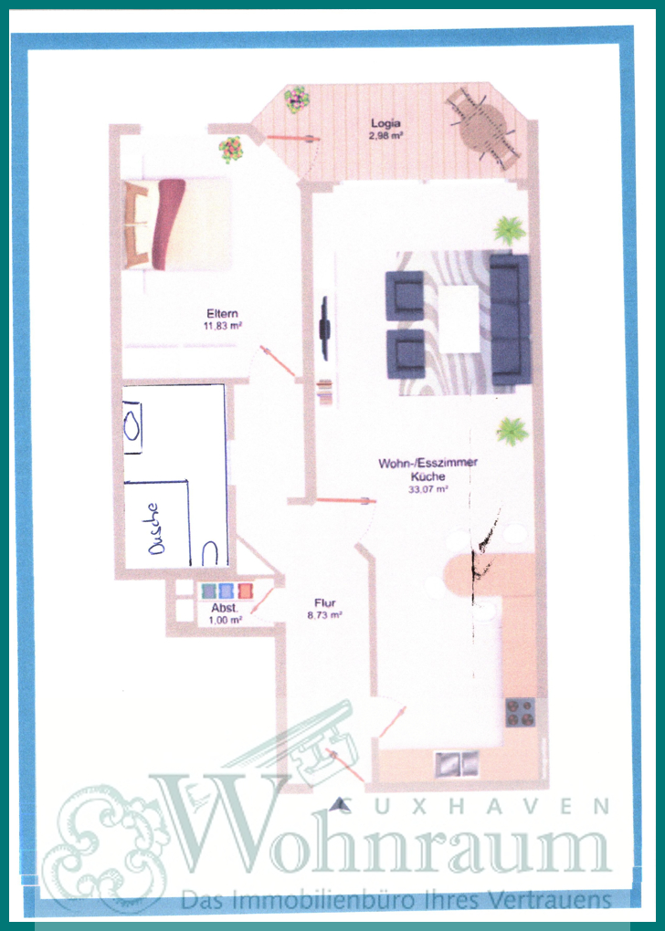  Etagenwohnung Cuxhaven