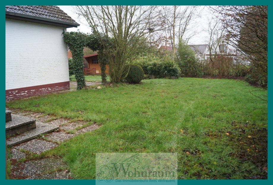 Blick in den Garten Einfamilienhaus Neuenkirchen