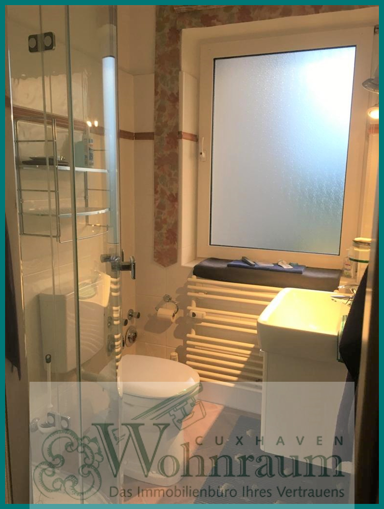 Badezimmer mit Tageslicht Erdgeschosswohnung Cuxhaven