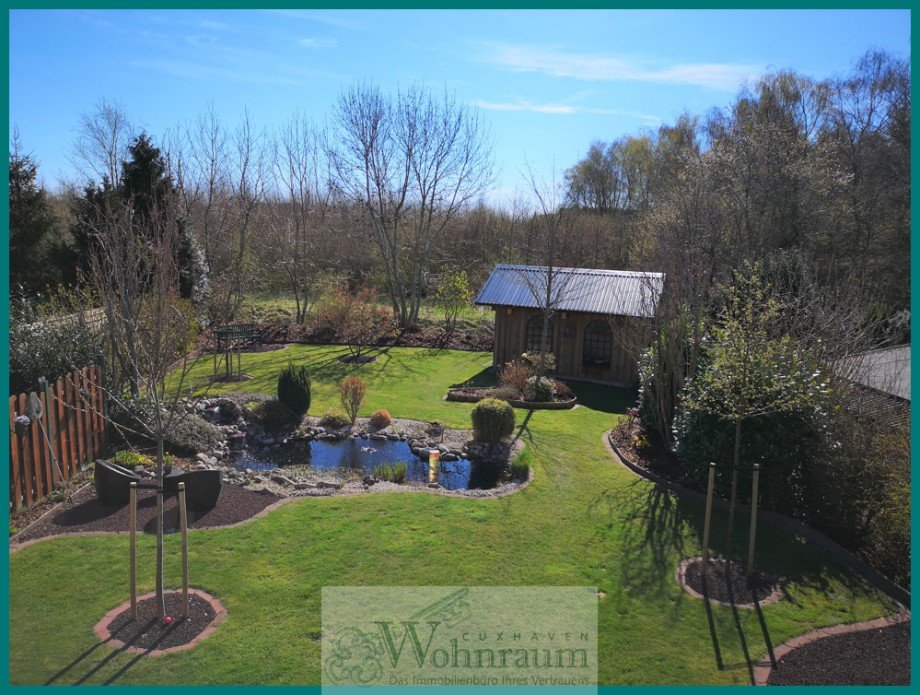 Blick vom Schlafzimmer Einfamilienhaus Wurster Nordseek�ste OT Nordholz