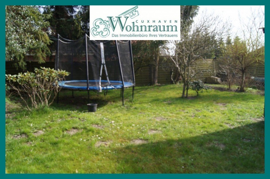 Blick in den Garten Einfamilienhaus Otterndorf