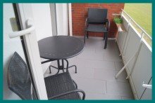 Balkon mit s�d-west Ausrichtung Sanierte Eigentumswohnung, strandnah in D�se.