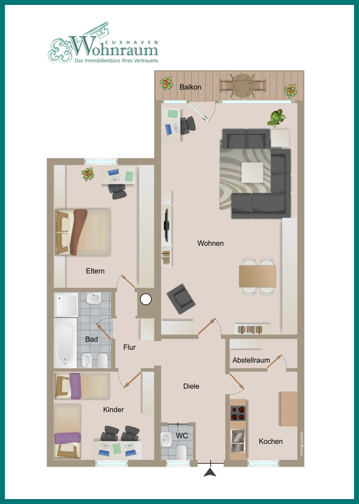  Etagenwohnung Cuxhaven