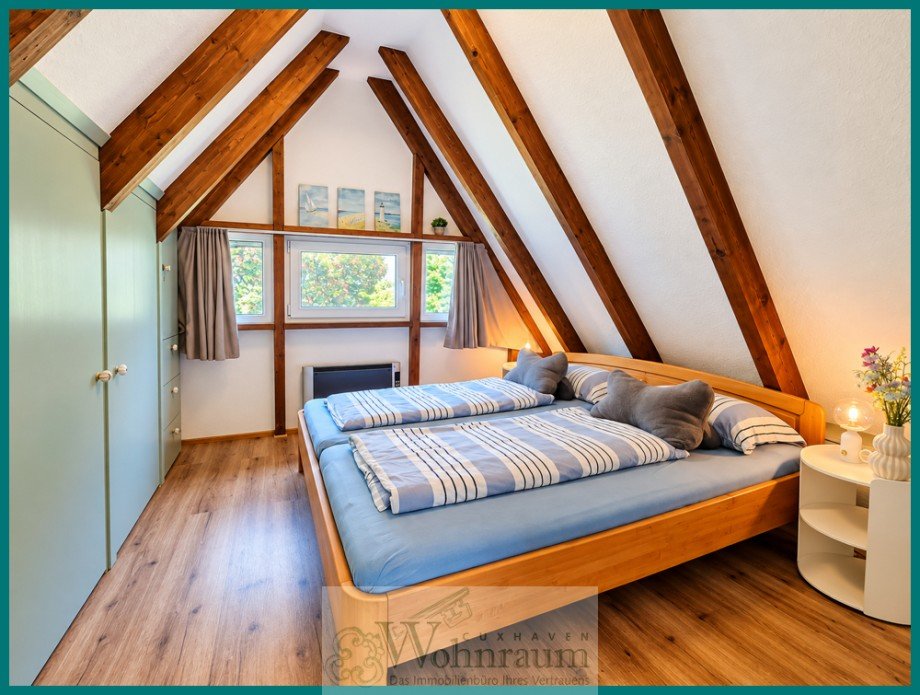 Schlafzimmer 1 Ferienhaus Cuxhaven / Duhnen
