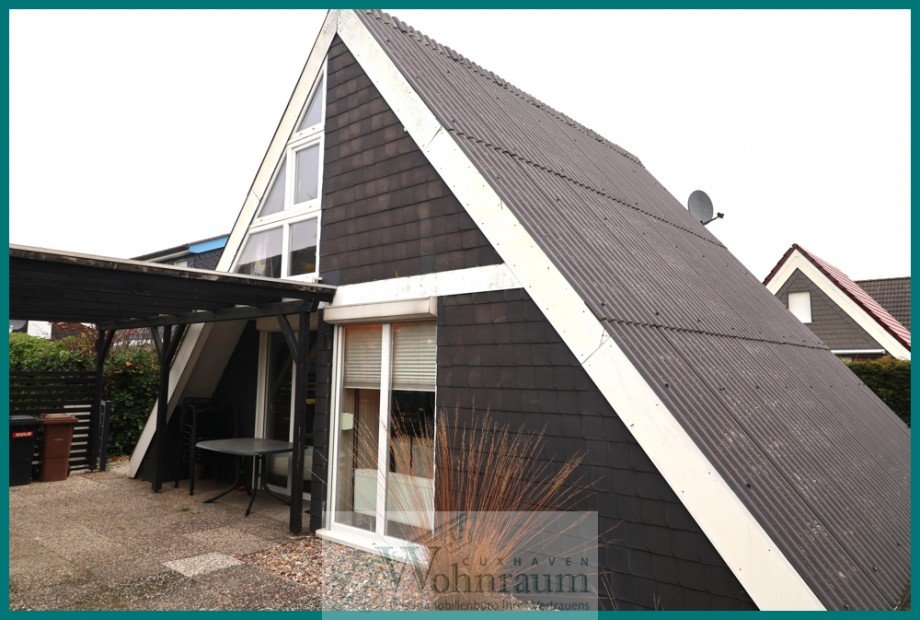 Terrassenansicht Ferienhaus Cuxhaven / Duhnen