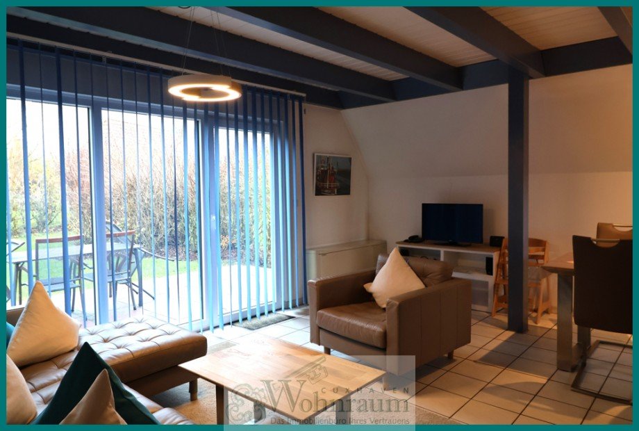 Wohnzimmer Ferienhaus Dorum