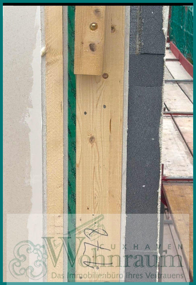 Wandaufbau Doppelhaush�lfte Cuxhaven / Altenbruch