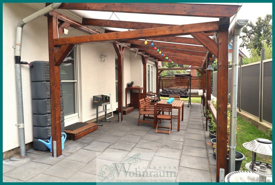 �berdachte Terrasse Einfamilienhaus Tarmstedt