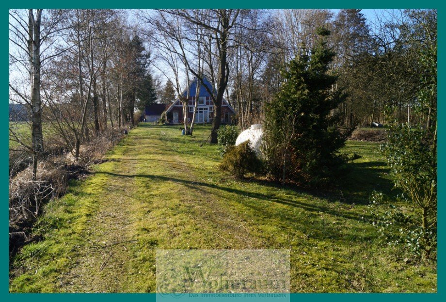 Garten vor dem Haus Resthof Ihlienworth