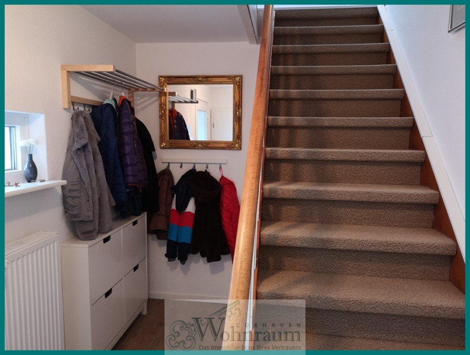 Treppe zum OG Einfamilienhaus Cuxhaven