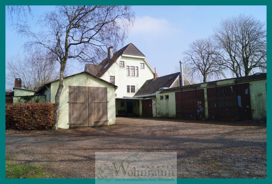 R�ckansicht Gastronomie und Wohnung Nordholz
