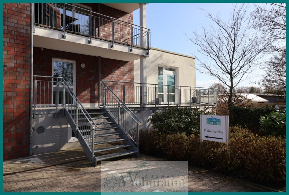Zugang zum Freizeitbereich Etagenwohnung Cuxhaven