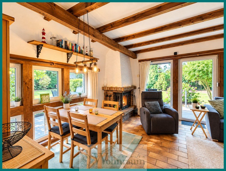 Wohnzimmer Ferienhaus Cuxhaven / Duhnen