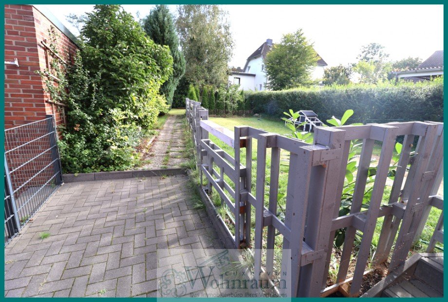 Gartenbereich Zweifamilienhaus Geestland