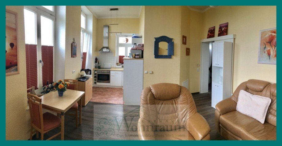 Wohnzimmer Erdgeschosswohnung Cuxhaven