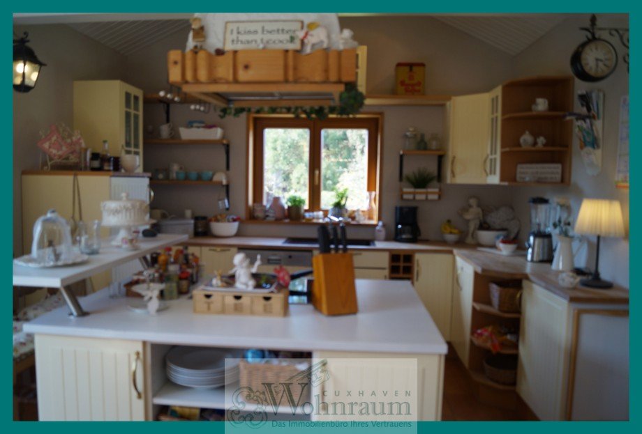 Blick in die K�che Einfamilienhaus Wurster Nordseek�ste