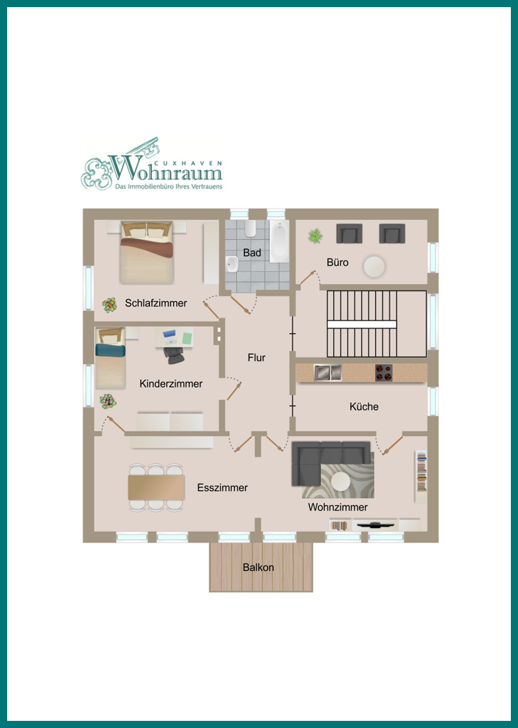 1. & 2. Etage Haus Cuxhaven / D�se