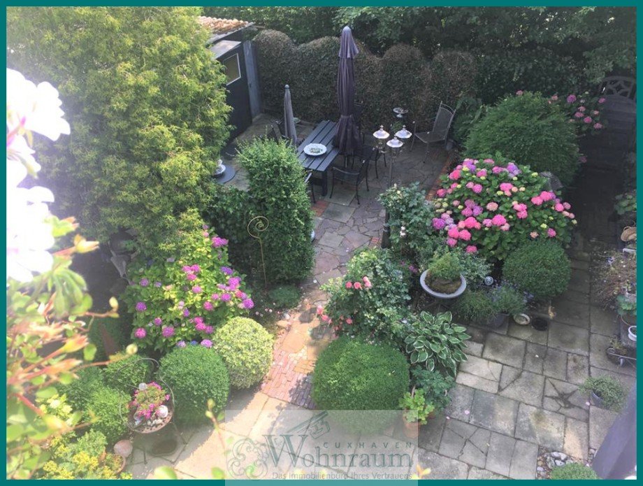 Blick vom Balkon Einfamilienhaus Cuxhaven / D�se