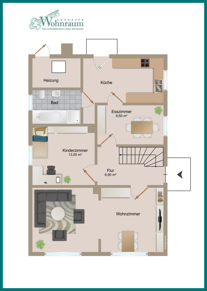 Grundriss EG Einfamilienhaus Nordholz