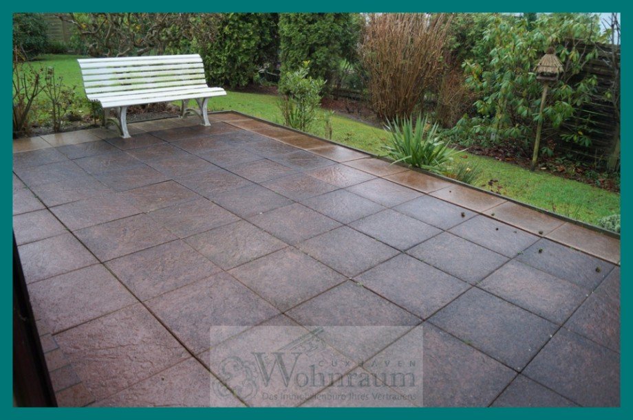 Terrasse Doppelhaush�lfte Cuxhaven