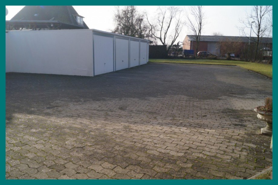 Hofansicht, Garage Etagenwohnung Cuxhaven