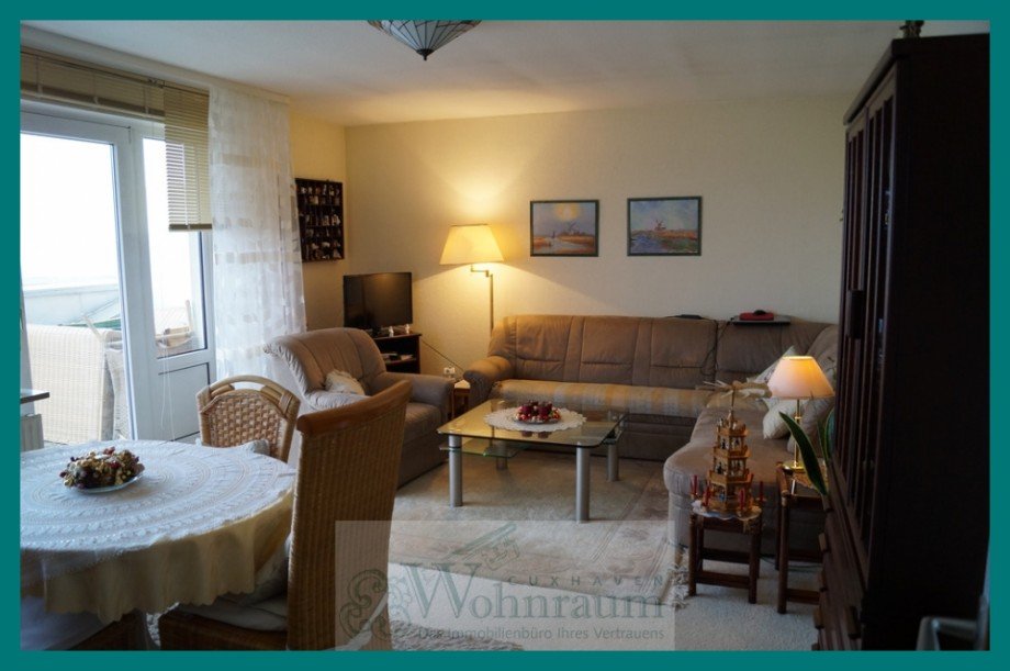 Wohnzimmer Penthousewohnung Cuxhaven