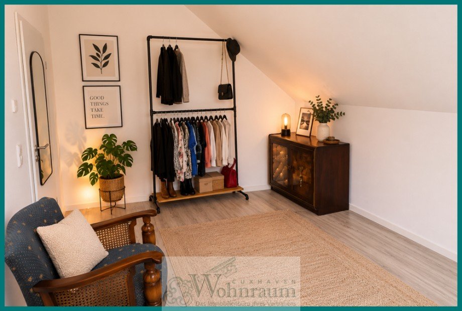 Zimmer 1.OG, Ansicht 2 KI optimiert Einfamilienhaus Cuxhaven / Altenwalde
