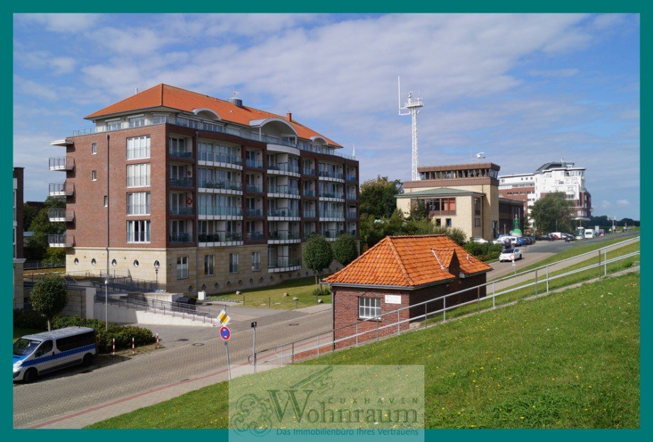 Blick vom Deich Maisonettewohnung Cuxhaven
