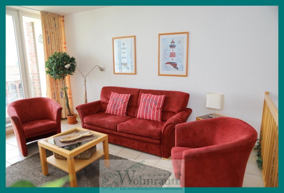 Wohnzimmer im 1.OG Maisonettewohnung Cuxhaven