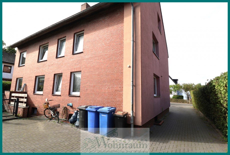 R�ckansicht Zweifamilienhaus Geestland
