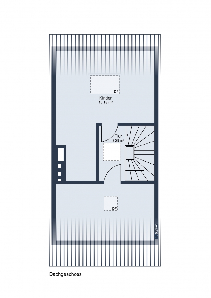 Grundriss DG Reihenmittelhaus Bremen