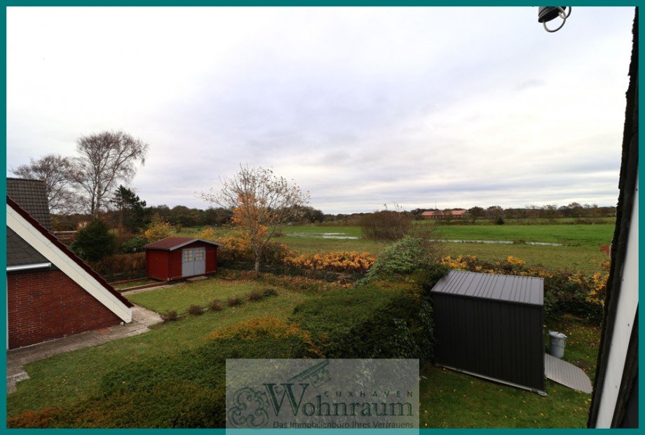 Blick vom Kinderzimmer Ferienhaus Cuxhaven / Duhnen