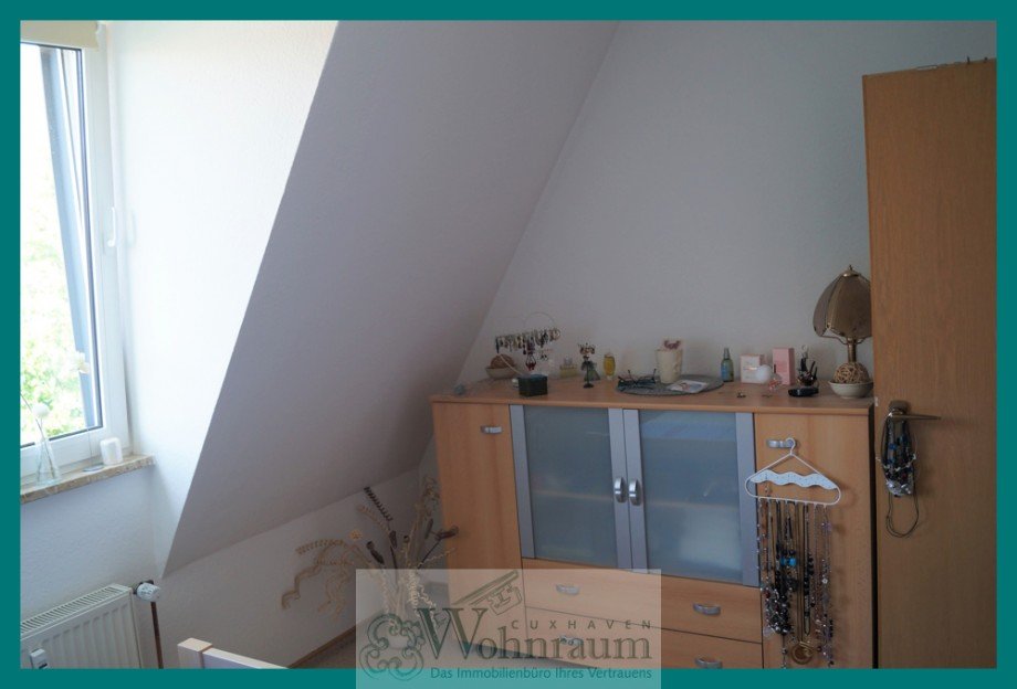 Schlafzimmer Dachgeschosswohnung Cuxhaven