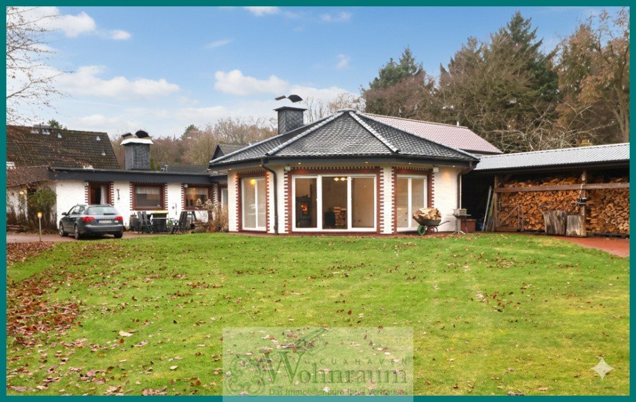 Gartenansicht Einfamilienhaus Cuxhaven / Sahlenburg