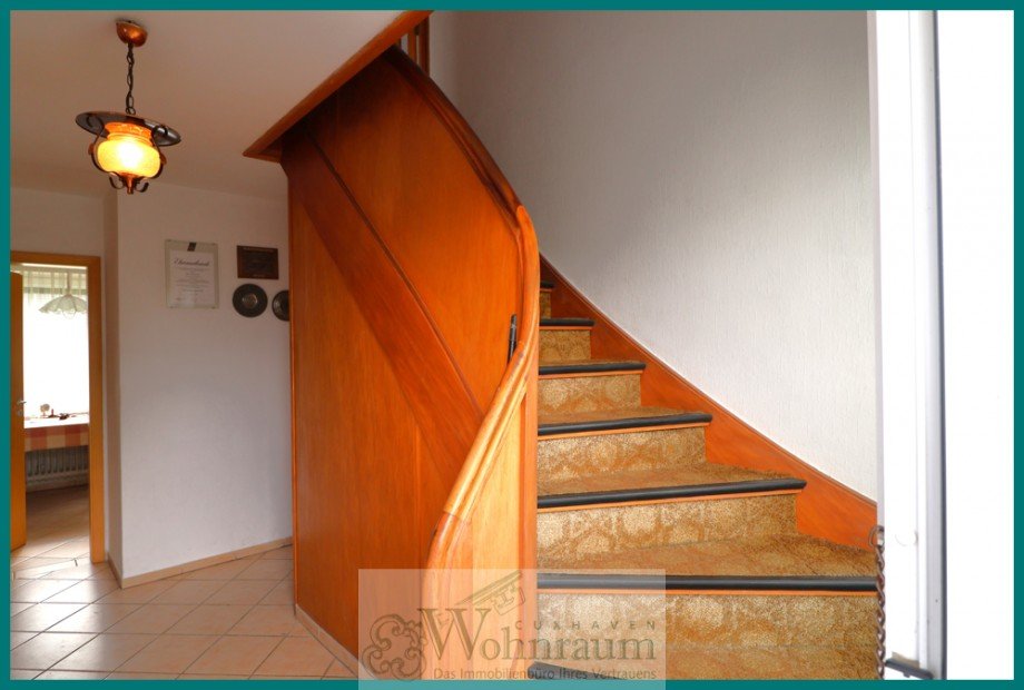 Treppe zum DG Einfamilienhaus Nordleda