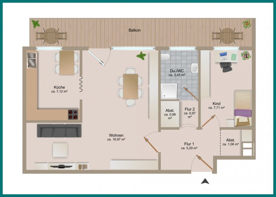 Grundriss Etagenwohnung Cuxhaven