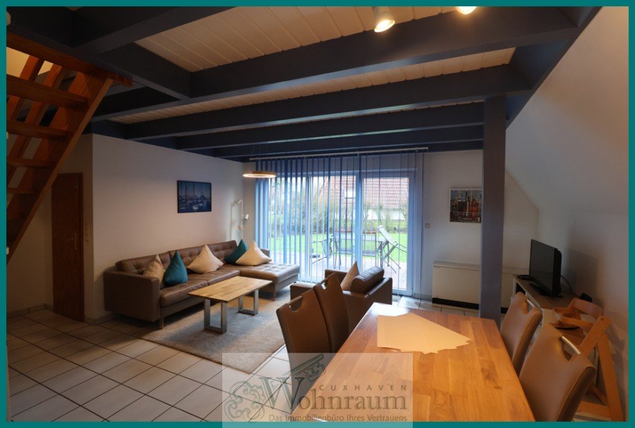 Wohnzimmer Ferienhaus Dorum