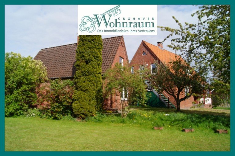 Au�enansicht Wischhafen Einfamilienhaus 2 H�user auf idyllischem Grundst�ck in Elbn�he