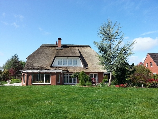 Ansicht vom Garten Einfamilienhaus Nordholz