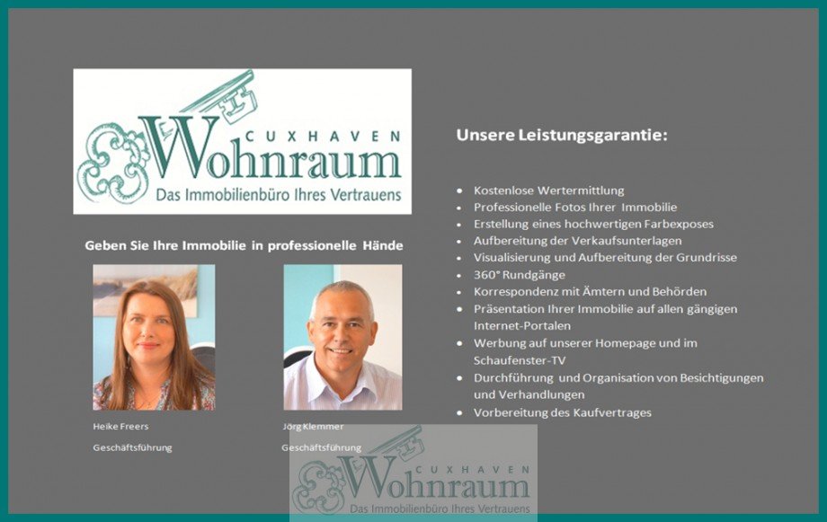 Geben Sie Ihre Immobilie in professionelle H�nde Einfamilienhaus Cuxhaven / Altenbruch