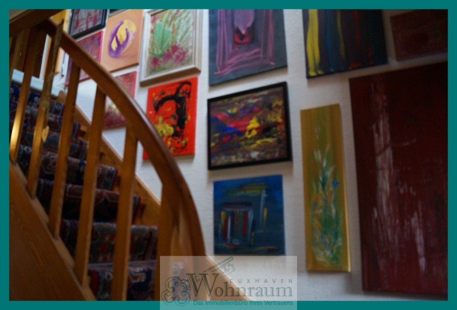 Treppe zum 1.OG Einfamilienhaus Wurster Nordseek�ste