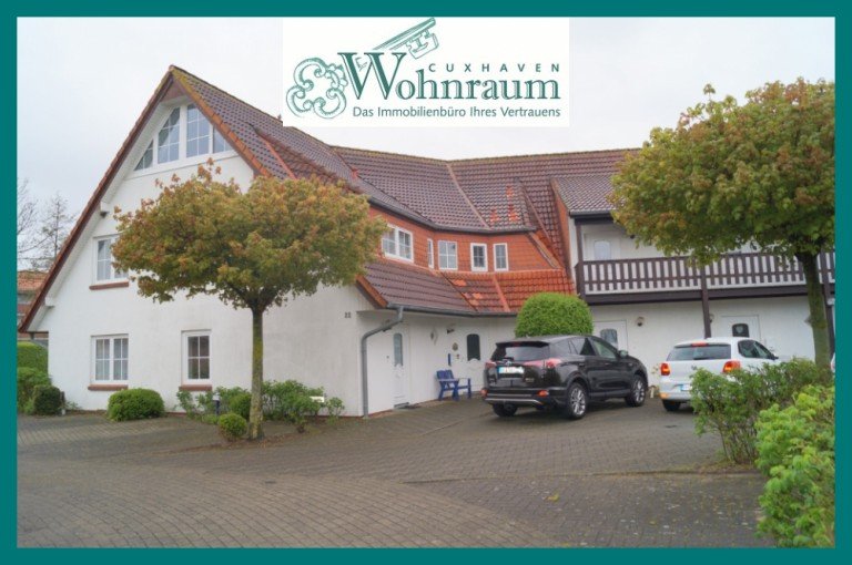 Au�enansicht des Hauses Dorum Neufeld Erdgeschosswohnung Ferienwohnung in ruhiger Lage, nur wenige Meter bis zum Wasser