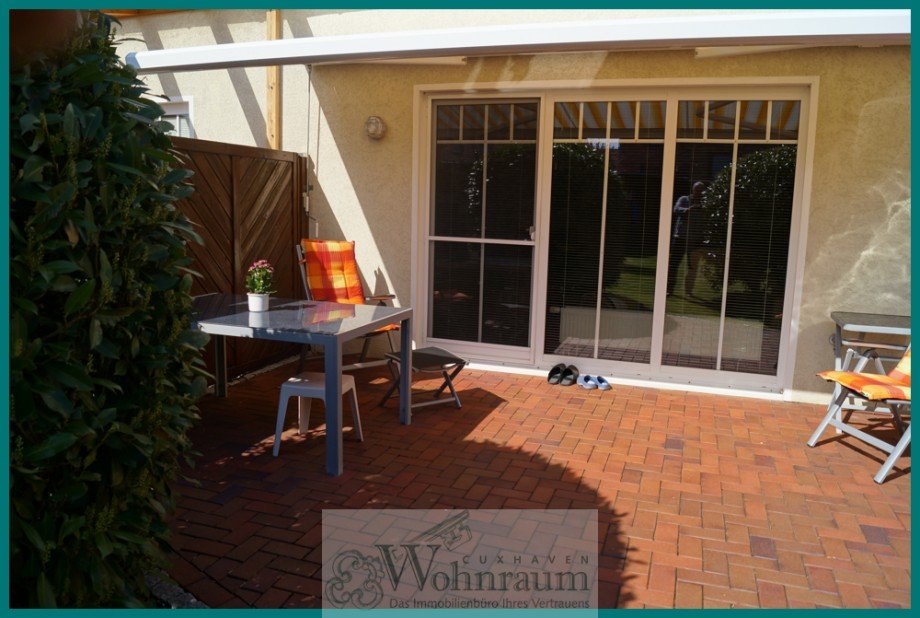 Terrasse Reihenmittelhaus Cuxhaven