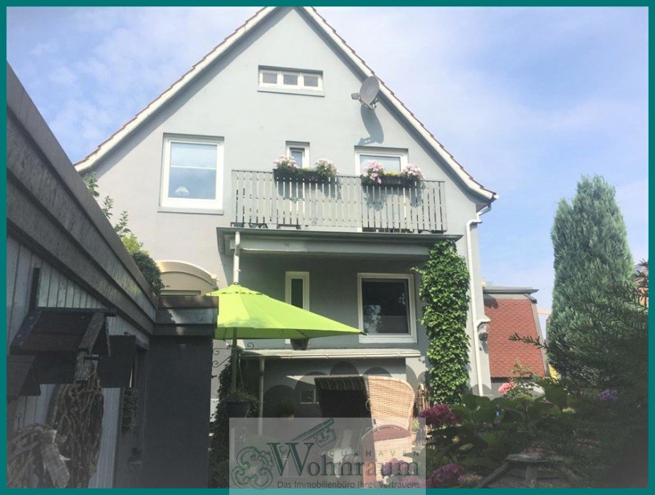 R�ckansicht Einfamilienhaus Cuxhaven / D�se