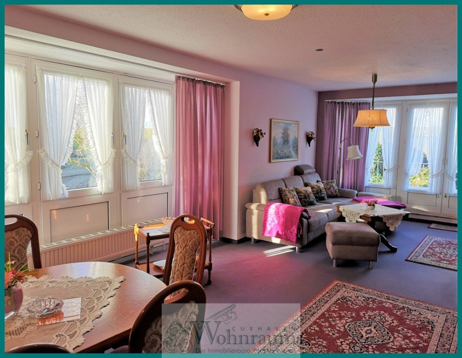 Wohnzimmer Etagenwohnung Cuxhaven / Duhnen