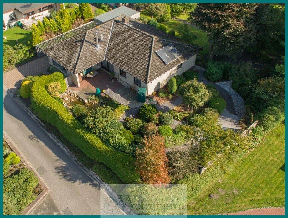 Luftbildaufnahme Einfamilienhaus Cuxhaven / L�dingworth
