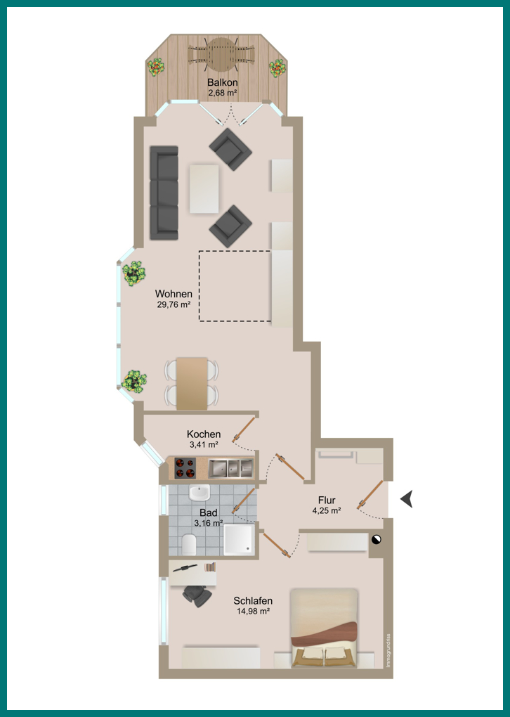  Etagenwohnung Cuxhaven / Duhnen