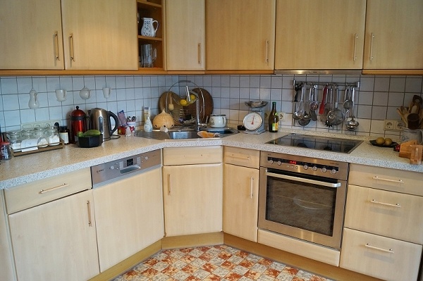 Blick in die K�che Einfamilienhaus Nordleda