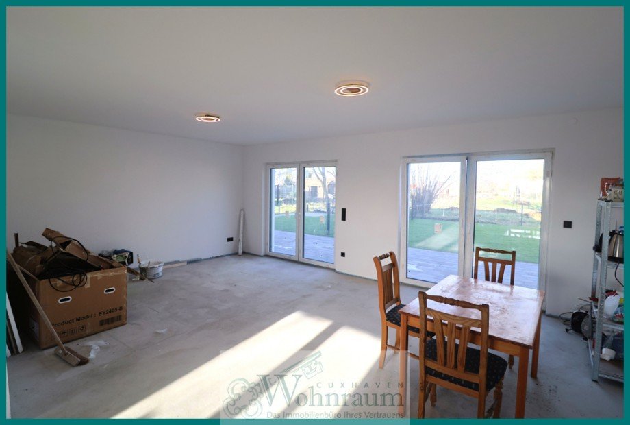 Wohnzimmer Doppelhaush�lfte Cuxhaven / Altenbruch
